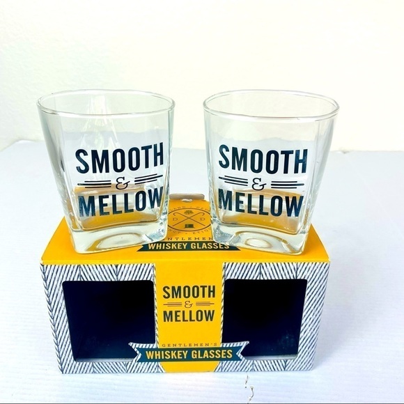 Bell & Curfew Gentlemen’s Wiskey Glasses Set Of 2 8oz - Picture 1 of 7